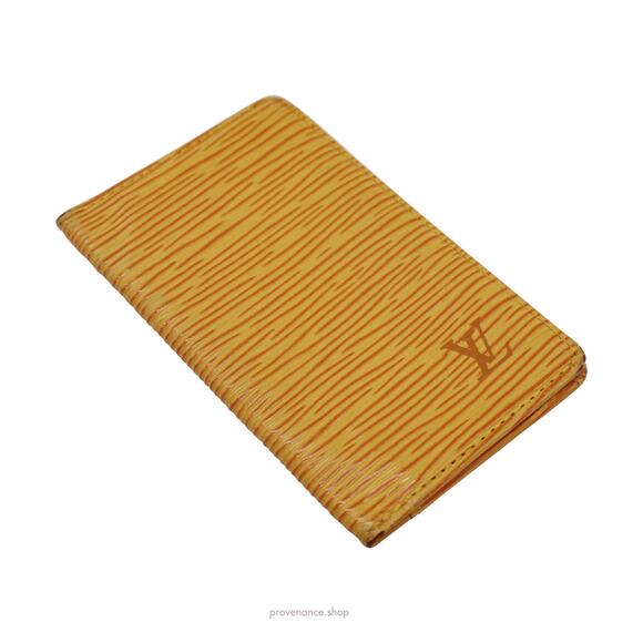 🔴 Louis Vuitton Pocket Organizer Wallet - Tassil Yellow Epi Leather - Picture 4 of 8